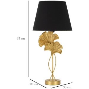 Mauro Ferretti lampe de table débit E27 Ø 30x63 cm or noir