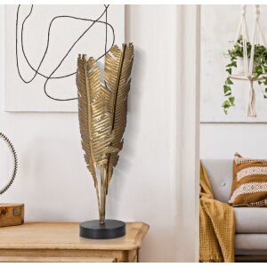 Mauro Ferretti lampe de table Palmier E27 Ø 26x65 cm or
