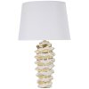 Mauro Ferretti lampe de table Glam-Weltraum E27 Ø 33x53 cm blanc or