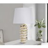 Mauro Ferretti lampe de table Glam-Weltraum E27 Ø 33x53 cm blanc or