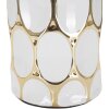 Mauro Ferretti lampe de table Glam Carv E27 Ø 34,5x56 cm blanc or