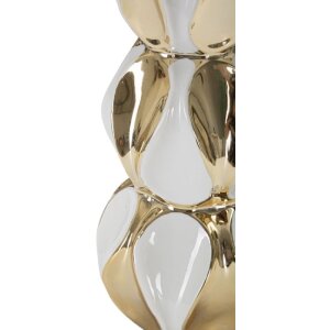 Mauro Ferretti lampe de table Glam balles E27 Ø 28x46 cm blanc or