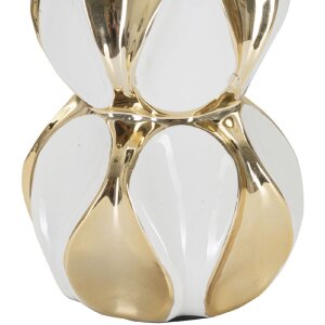 Mauro Ferretti lampe de table Glam balles E27 Ø 28x46 cm blanc or