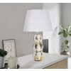 Mauro Ferretti lampe de table Glam balles E27 Ø 28x46 cm blanc or