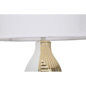 Mauro Ferretti lampe de table Glam Linie E27 Ø 33x54 cm blanc or
