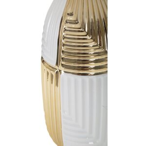 Mauro Ferretti lampe de table Glam Linie E27 Ø 33x54 cm blanc or