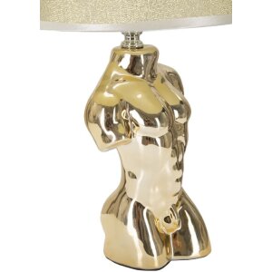 Mauro Ferretti lampe de table Glam Mann E27 25x42,5 cm or