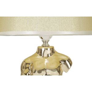 Mauro Ferretti lampe de table Glam Mann E27 25x42,5 cm or