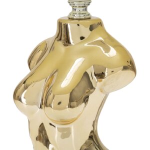 Mauro Ferretti lampe de table Glam femme E27 Ø 25x39,5 cm or