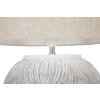 Mauro Ferretti lampe de table Atene E27 Ø 38x59 cm blanc lavé marron