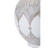 Mauro Ferretti lampe de table Atene E27 Ø 38x59 cm blanc lavé marron