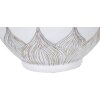 Mauro Ferretti lampe de table Atene E27 Ø 38x59 cm blanc lavé marron