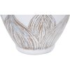 Mauro Ferretti lampe de table Atene ovale E27 Ø 38x67 cm blanc lavé marron