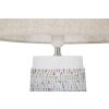 Mauro Ferretti lampe de table Nairobi E27 Ø 35x60,5 cm blanc lavé marron