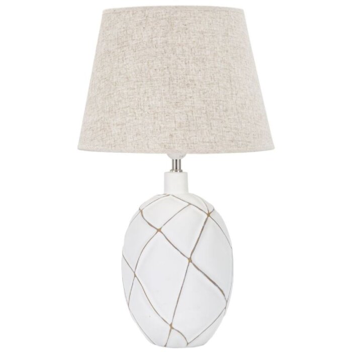 Mauro Ferretti lampe de table lignes E27 Ø 35x60 cm blanc lavé