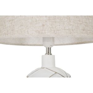 Mauro Ferretti lampe de table lignes E27 Ø 35x60 cm blanc lavé