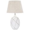 Mauro Ferretti lampe de table lignes E27 Ø 35x60 cm blanc lavé