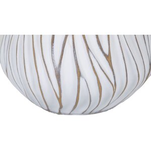 Mauro Ferretti lampe de table Honduras E27 Ø 35x48 cm blanc lavé