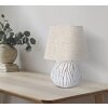 Mauro Ferretti lampe de table Honduras E27 Ø 35x48 cm blanc lavé