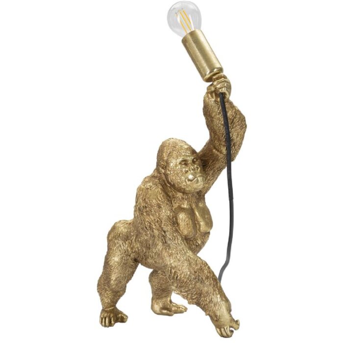 Mauro Ferretti lampe de table Gorilla E14 22,5x16x40 cm or