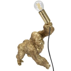 Mauro Ferretti lampe de table Gorilla E14 22,5x16x40 cm or