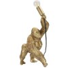 Mauro Ferretti lampe de table Gorilla E14 22,5x16x40 cm or