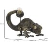 Mauro Ferretti lampe de table lézard E14 37,5x16,5x22 cm noir or