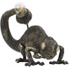 Mauro Ferretti lampe de table lézard E14 37,5x16,5x22 cm noir or