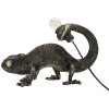 Mauro Ferretti lampe de table lézard E14 37,5x16,5x22 cm noir or