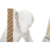 Mauro Ferretti plafonnier singe E27 Ø 27x32x60 cm blanc marron