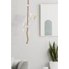 Mauro Ferretti plafonnier singe E27 Ø 27x32x60 cm blanc marron