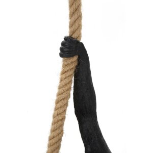 Mauro Ferretti plafonnier singe E27 Ø 27x32x60 cm noir marron