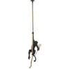 Mauro Ferretti plafonnier singe E27 Ø 27x32x60 cm noir marron