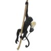 Mauro Ferretti plafonnier singe E27 Ø 27x32x60 cm noir marron