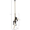 Mauro Ferretti plafonnier singe E27 Ø 27x32x60 cm noir marron