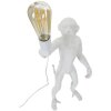 Mauro Ferretti lampe de table singe E27 Ø 26x34x55 cm blanc