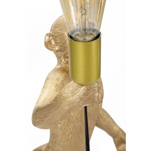 Mauro Ferretti lampe de table singe E27 Ø 26x34x55 cm or