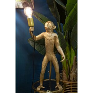 Mauro Ferretti lampe de table singe E27 Ø 26x34x55 cm or