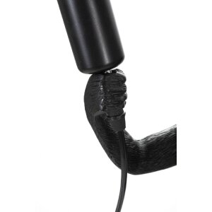 Mauro Ferretti lampe de table singe E27 Ø 26x34x55 cm noir