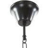 Mauro Ferretti plafonnier cercle de corde 6-flamme E27 Ø 64x90 cm brun noir