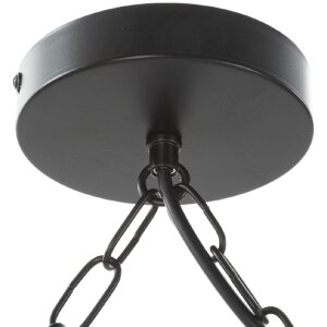 Mauro Ferretti plafonnier corde de bambou 6-flamme E27 80x15x120 cm brun