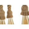 Mauro Ferretti plafonnier corde de bambou 6-flamme E27 80x15x120 cm brun
