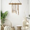 Mauro Ferretti plafonnier corde de bambou 6-flamme E27 80x15x120 cm brun