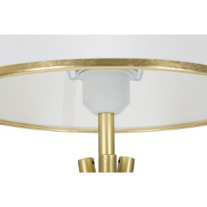 Mauro Ferretti lampe de table Triply E27 Ø 28x57 cm or blanc