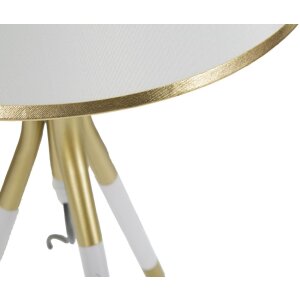 Mauro Ferretti lampe de table Triply E27 Ø 28x57 cm or blanc