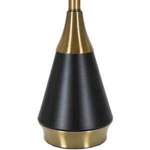 Mauro Ferretti lampe de table Blacky E27 Ø 28x50 cm noir or