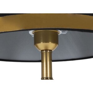 Mauro Ferretti lampe de table Blacky E27 Ø 28x50 cm noir or