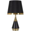 Mauro Ferretti lampe de table Blacky E27 Ø 28x50 cm noir or