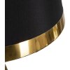 Mauro Ferretti lampe de table Blacky E27 Ø 28x50 cm noir or