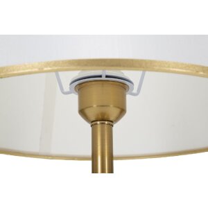 Mauro Ferretti lampe de table Whity E27 Ø 31x52 cm or blanc
